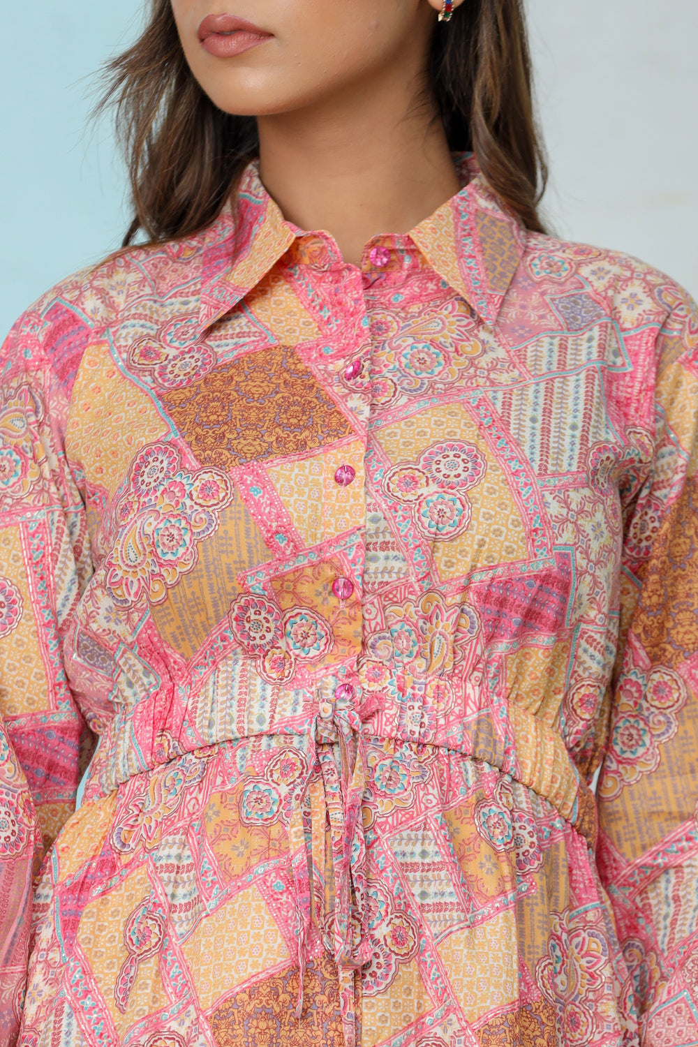 Pink Printed Co-ord Set