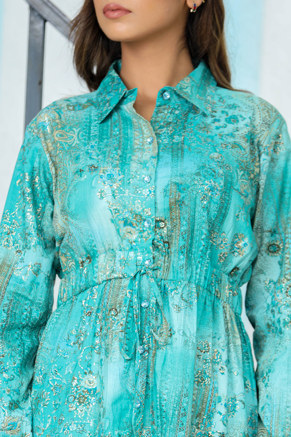 Green Printed Co-ord Set