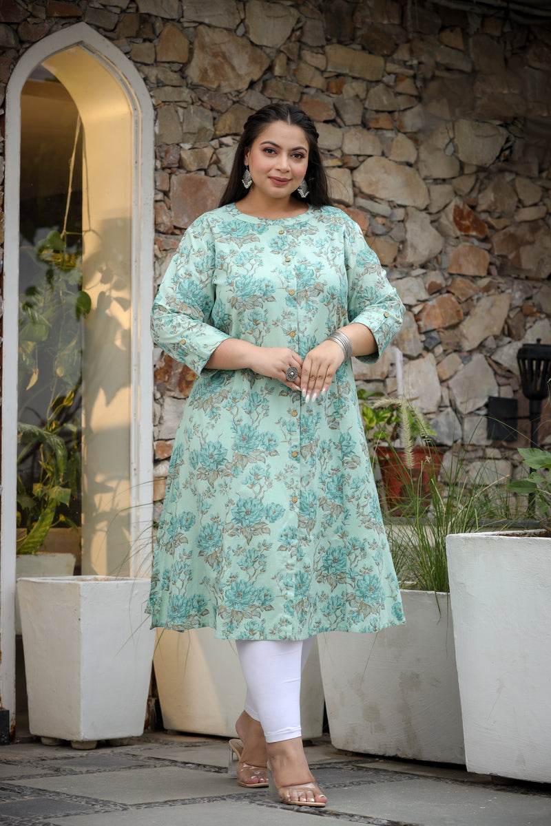 Pista Plus Size Cotton Flex Kurti