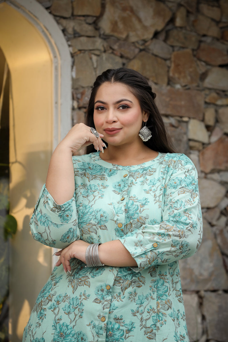 Pista Plus Size Cotton Flex Kurti