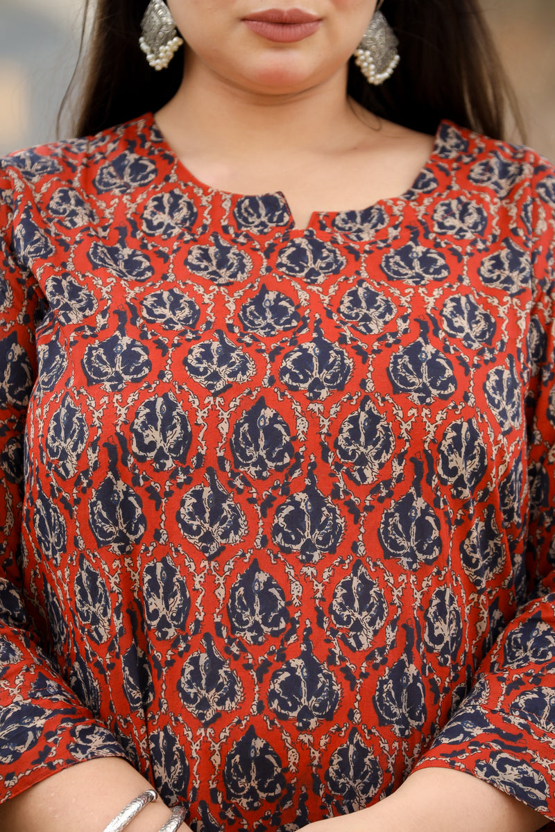 Autmn Slate Kurta Pant Set