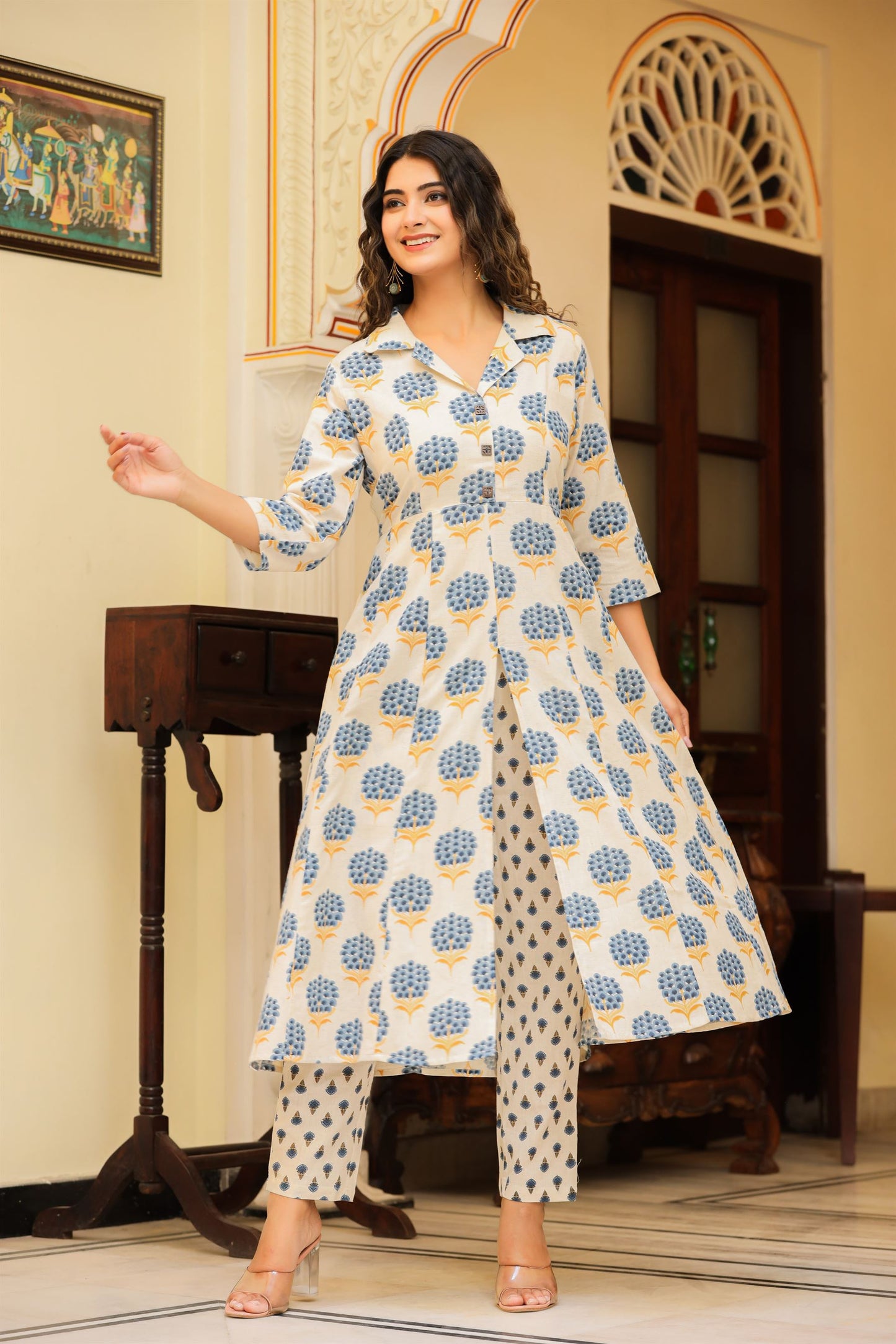 Neel Phool Co-ord Set