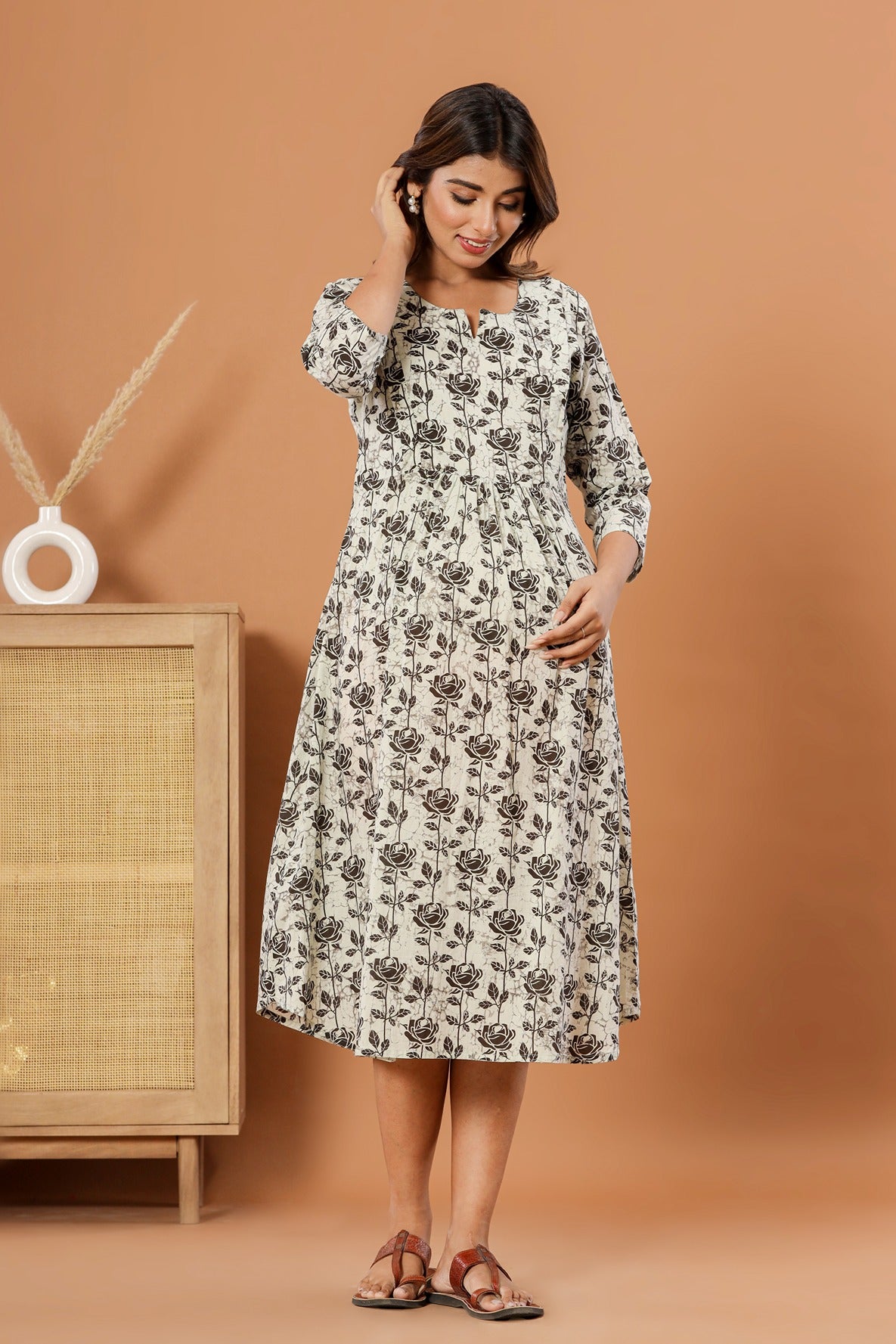Cuchikoo by Laali Blooming Rose Maternity Dress