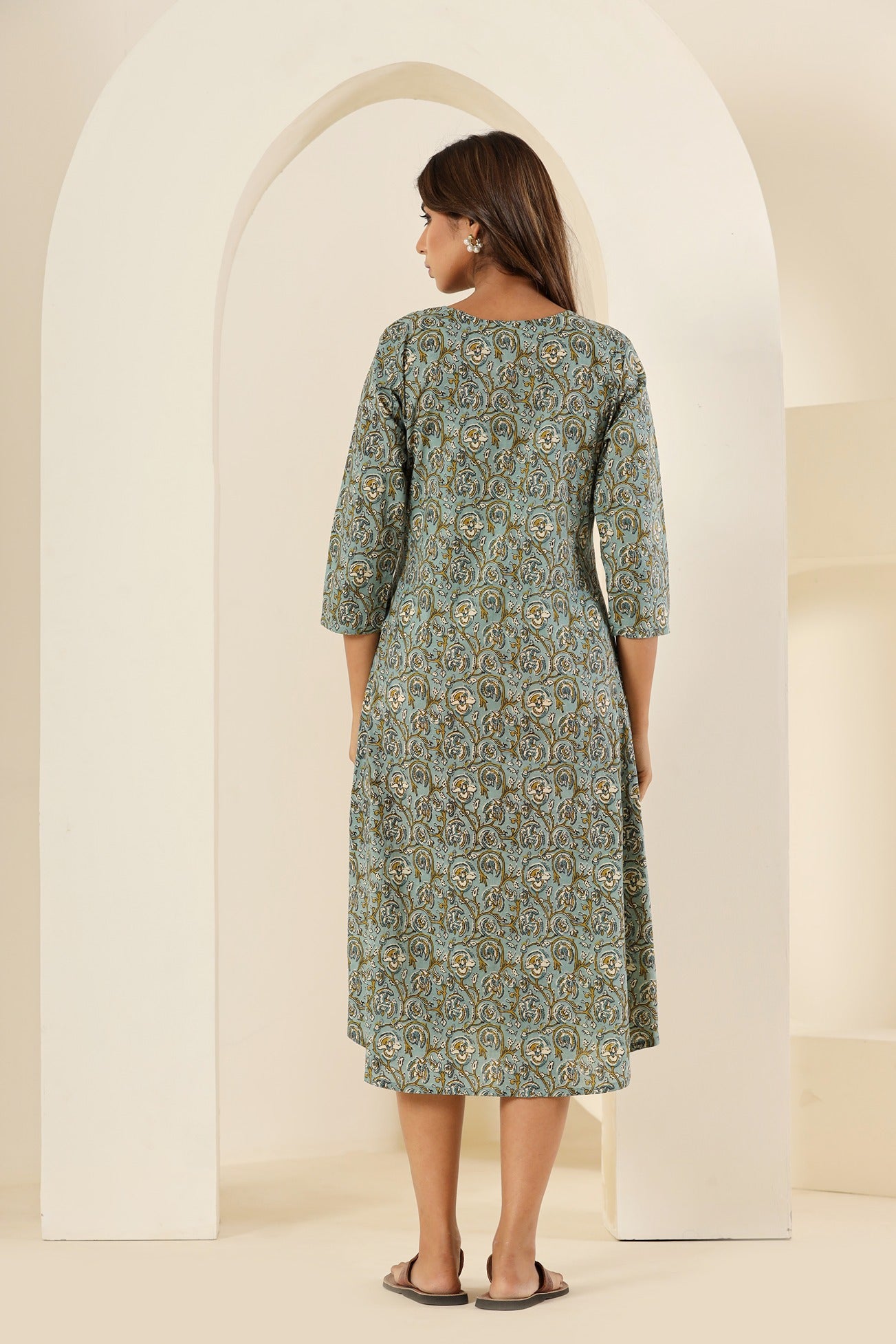 Cuchikoo by Laali Mizo Green Maternity Dress
