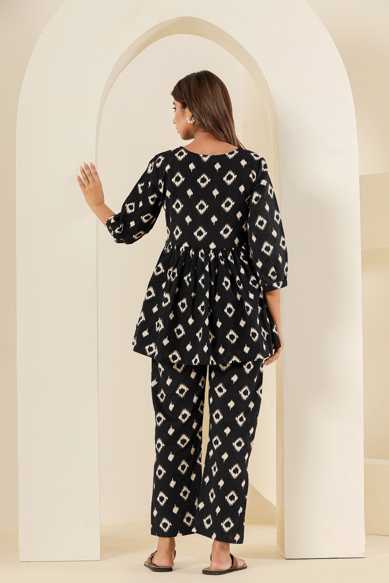 Ikkat Maternity Co-ord