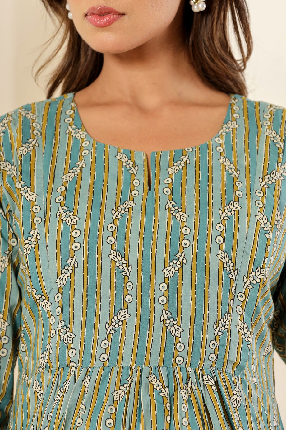 Cuchikoo by Laali Green Paisley Maternity Dress