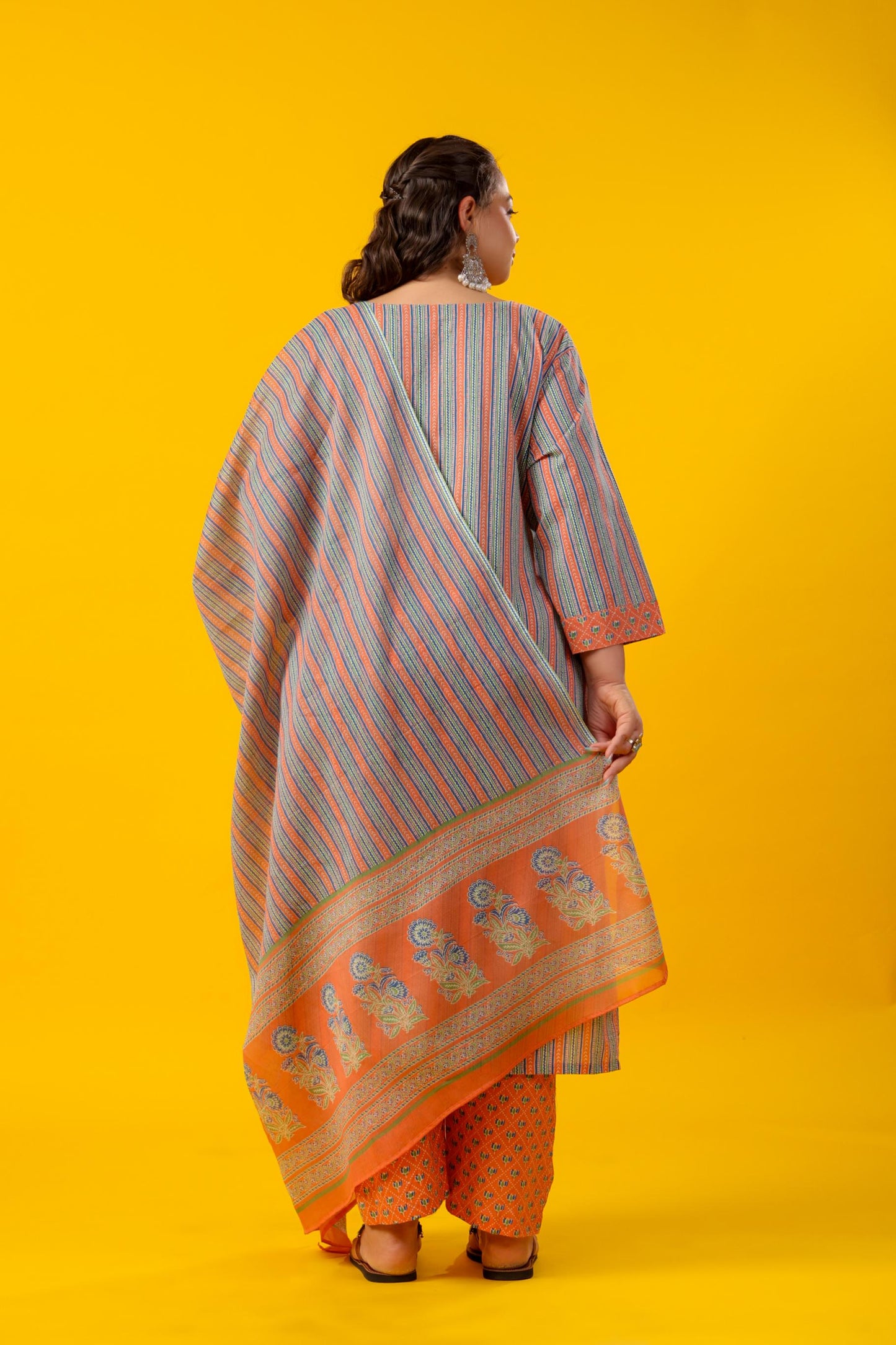 Kamli Plus Size Cotton Suit Set