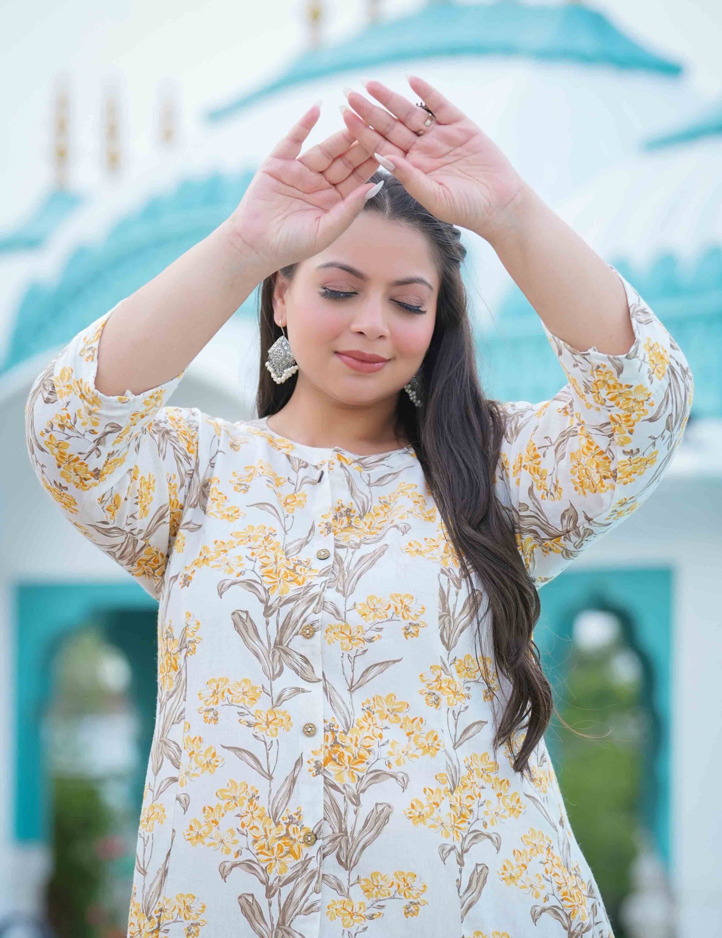 Daffodil Plus Size Cotton flex Kurti