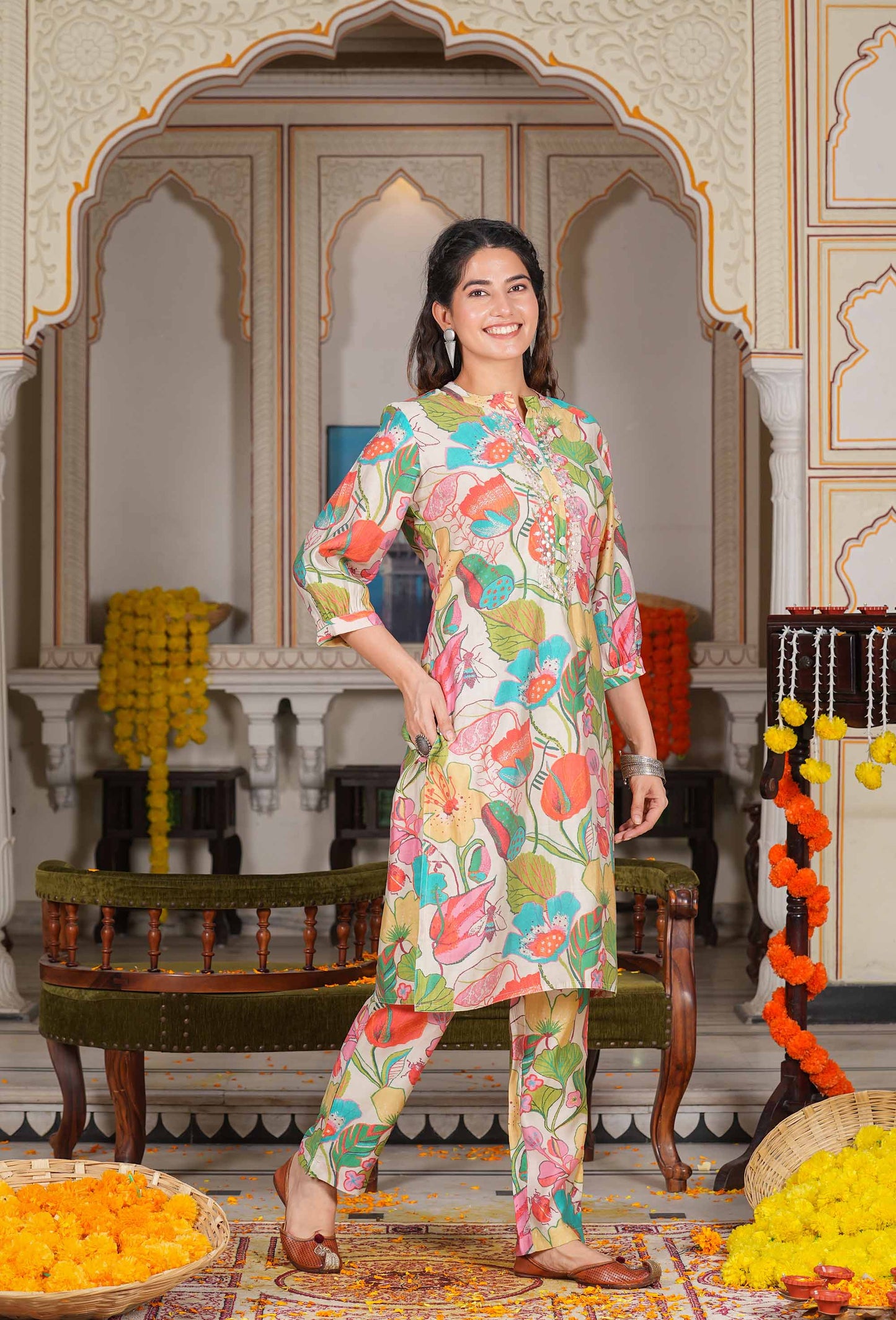 Multi Gota Patti Co-ord