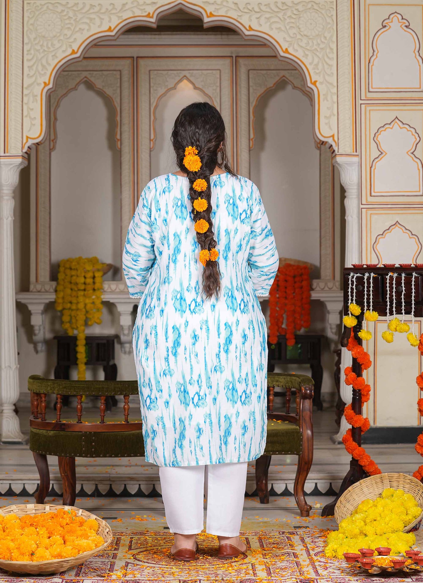 Aqua Fresh Kurta Pant Set