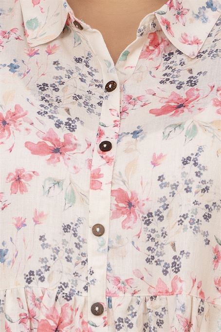 Multi-floral Plus Size Dress