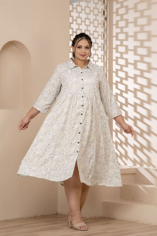 Pastel Green Plus Size Dress