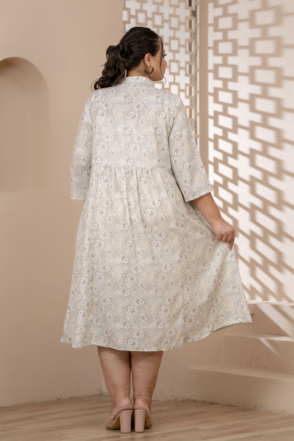 Pastel Green Plus Size Dress