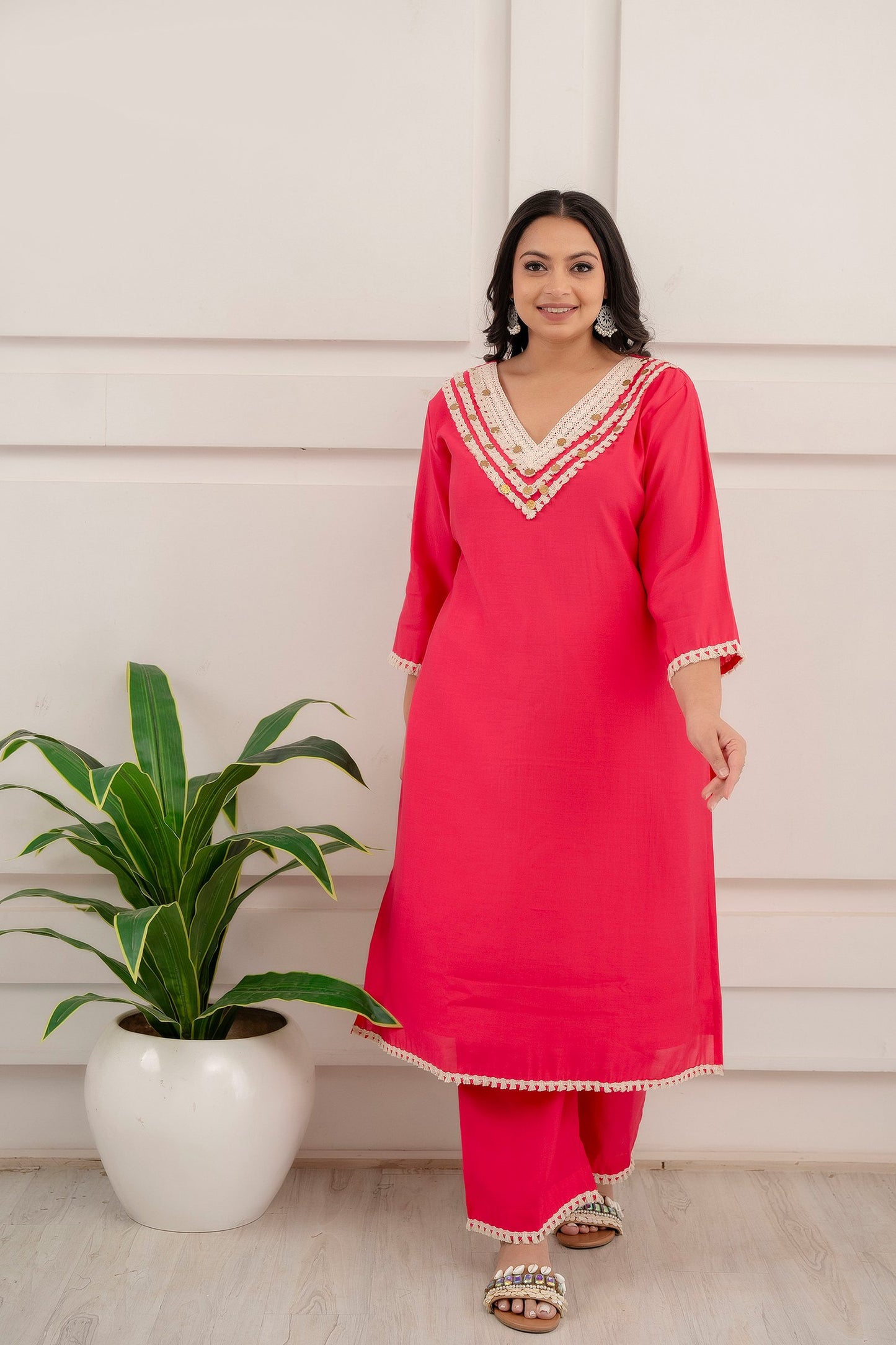 Noor - Rani V-Neck Coin Co-ord