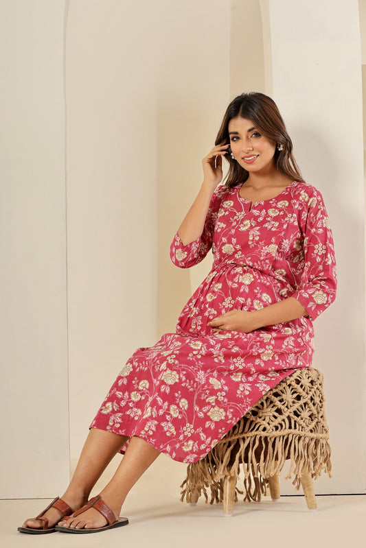 Cuchikoo by Laali Rise & Lounge Maternity Dress