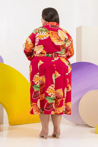 Serena Plus Size Cotton Dress