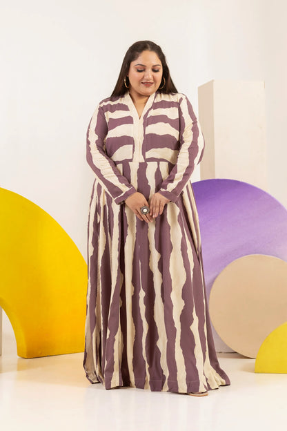 Mauve Muse Plus Size Maxi Dress