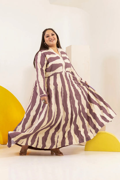 Mauve Muse Plus Size Maxi Dress