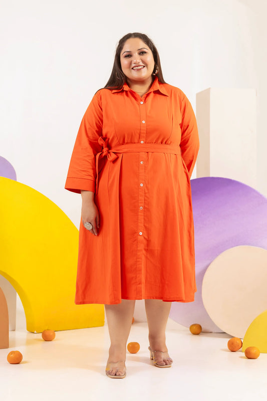 Bianca Plus Size Cotton Dress