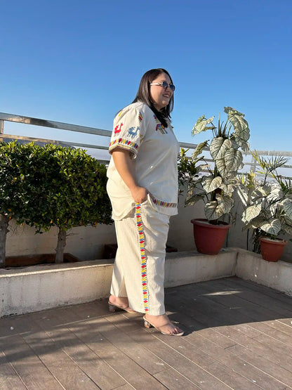 Stallion Applique Plus Size Co-ord Set