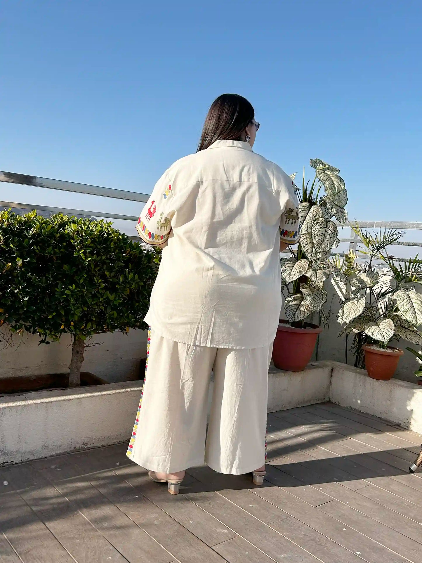 Stallion Applique Plus Size Co-ord Set