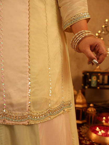 Tarang Multi-pastel Plus Size Skirt Set