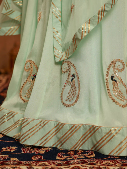 Apsara Plus Size Anarkali Dress with Dupatta