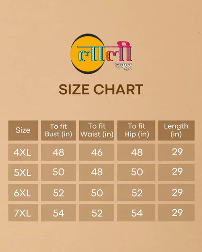 Off-white Embroidery Plus Size Short Kurti