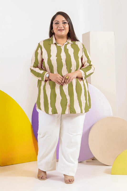 Olive Groove Plus Size Shirt