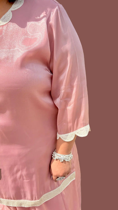 Gulaabo Pink- Plus Size Skirt Set
